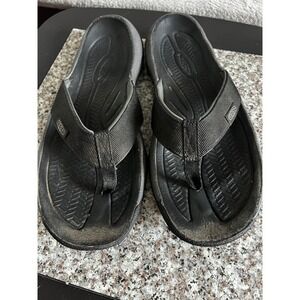 KEEN KMX 1019293 Mens Black Thong Sandals Flip Flops Size 8 Outdoor Comfort